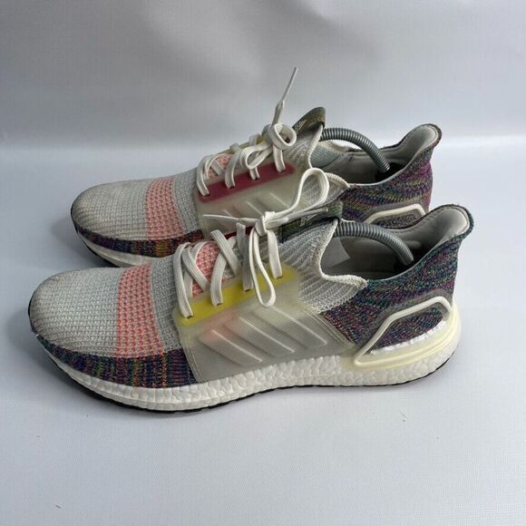 Adidas Mens Ultraboost‎ 19 Pride EF3675 White Running Shoes Sneakers Size 11 main image 9